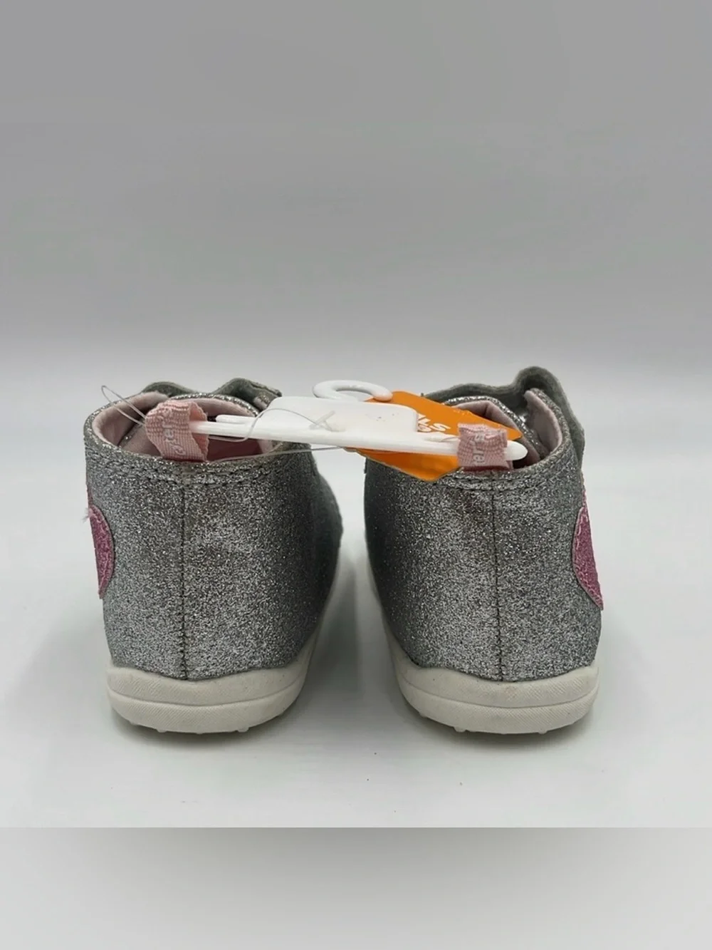 NWT Carter's Every Step Silver Glitter Shoes Size 6m
